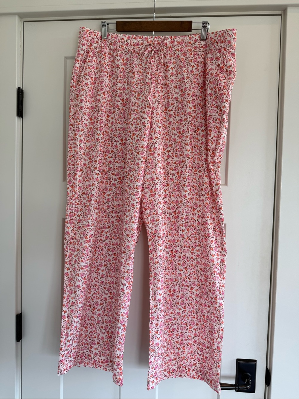 NWT GAP Rose Pink Floral Drawstring Pajama Pants XL